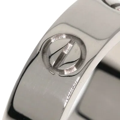 Pre-owned Cartier White Gold White Gold (18k) Band Ring ()