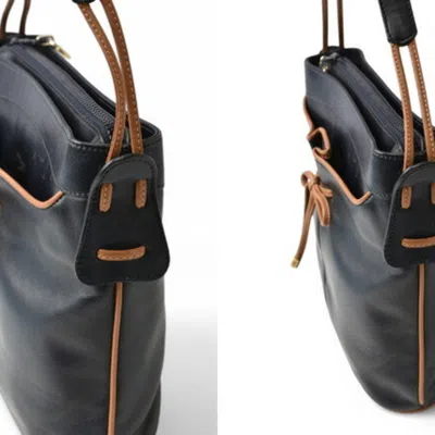 Pre-owned Celine Dark Navy Leather Shoulder Bag ()