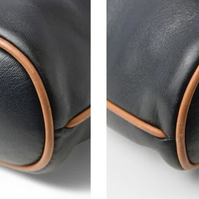 Pre-owned Celine Dark Navy Leather Shoulder Bag ()