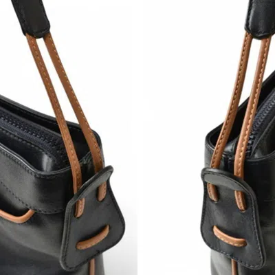 Pre-owned Celine Dark Navy Leather Shoulder Bag ()