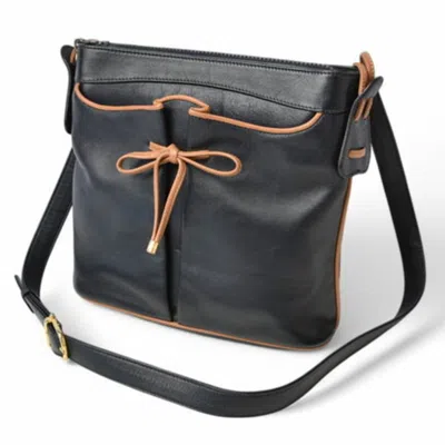 Pre-owned Celine Dark Navy Leather Shoulder Bag ()