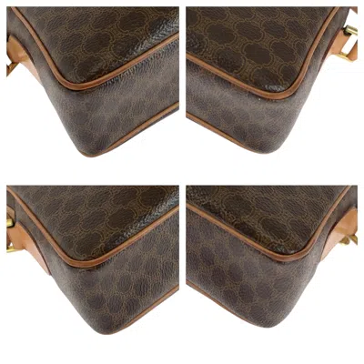 Pre-owned Celine Macadam Brown Pvc Pochette Shoulder Bag ()