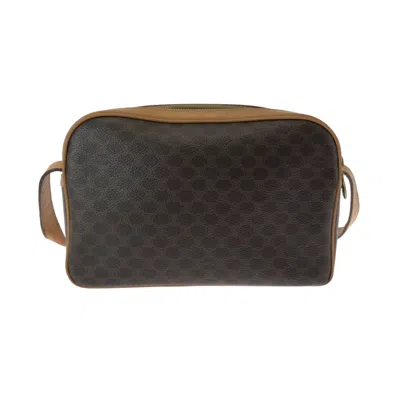 Pre-owned Celine Macadam Brown Pvc Pochette Shoulder Bag ()