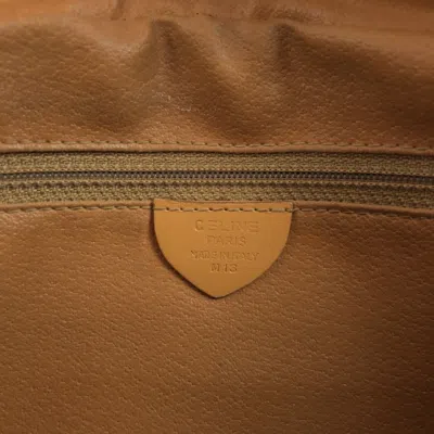 Pre-owned Celine Macadam Brown Pvc Pochette Shoulder Bag ()