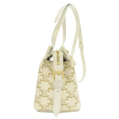 Pre-owned Celine White Pvc Shoulder Bag ()