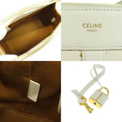 Pre-owned Celine White Pvc Shoulder Bag ()