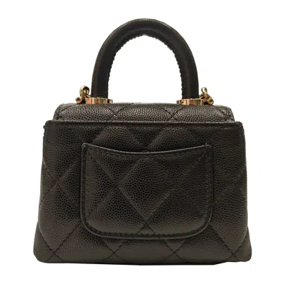 Pre-owned Chanel Black Caviar Leather Backpack ()