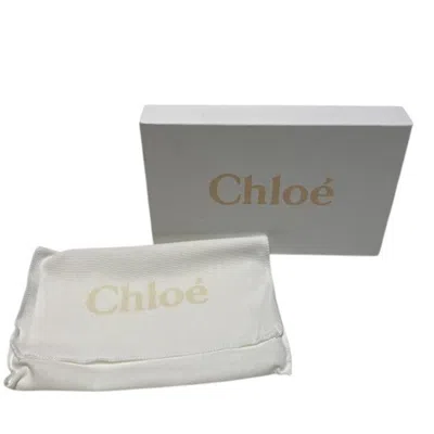 Pre-owned Chloé Black Leather Long Wallet (bi-fold) ()