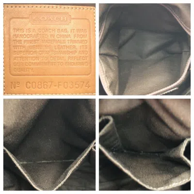Pre-owned Coach Brown Canvas Pochette Shoulder Bag ()