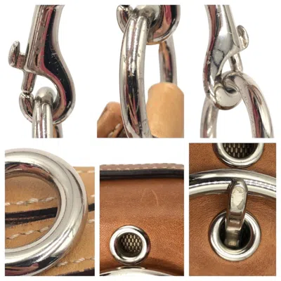 Pre-owned Coach Brown Canvas Pochette Shoulder Bag ()