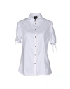 JUST CAVALLI Solid colour shirts & blouses,38572565MX 3