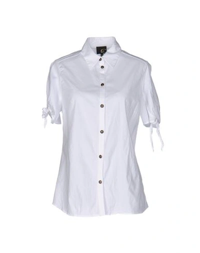 Just Cavalli Solid Colour Shirts & Blouses In White