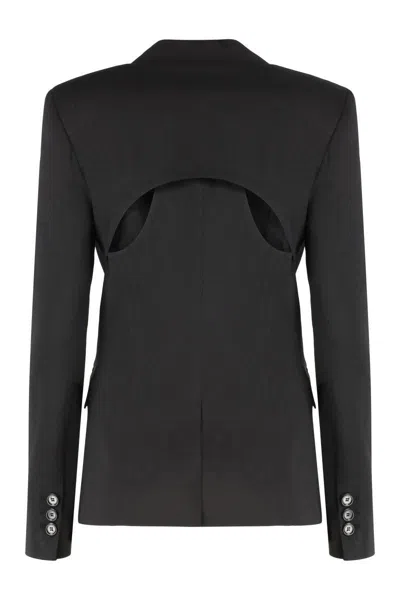 Pinko Linen Blazer Featuring Cut-out Detail