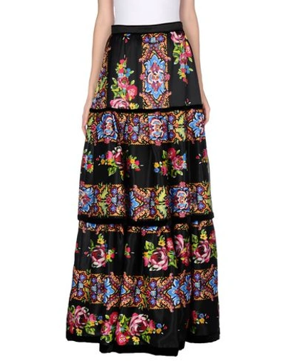 Dsquared2 Maxi Skirts In Black