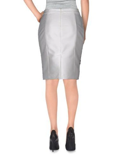 Shop Blumarine Knee Length Skirt In White