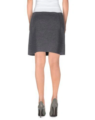 Shop Blumarine Mini Skirt In Lead