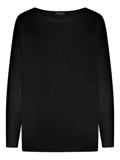 Roberto Collina Oversized Sweater In Black