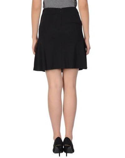 Shop Emporio Armani Knee Length Skirt In Black