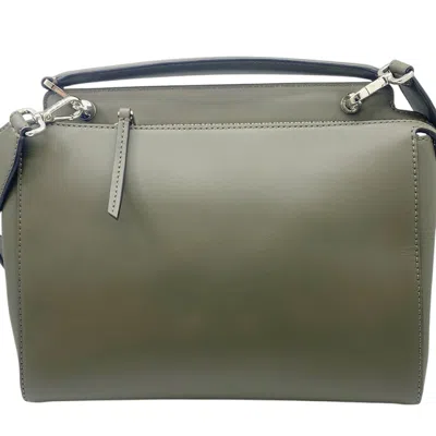 Pre-owned Fendi Khaki Leather Handbag Shoulder Bag ()