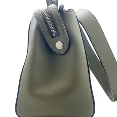 Pre-owned Fendi Khaki Leather Handbag Shoulder Bag ()