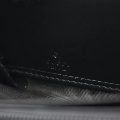 Pre-owned Gucci Black Leather Long Wallet (bi-fold) ()