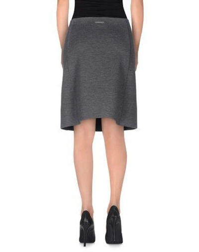 Shop Blumarine Knee Length Skirt In Grey