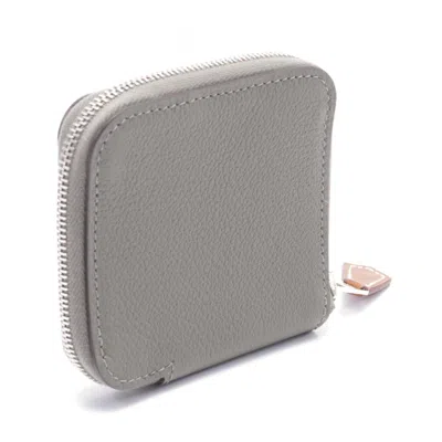 Pre-owned Hermes Gray Coin Purse/coin Case ()