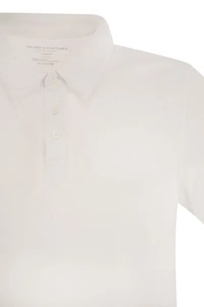 Majestic Lyocell And Cotton T-shirt