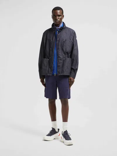 Moncler Veste Utilitaire Chesery En Denim