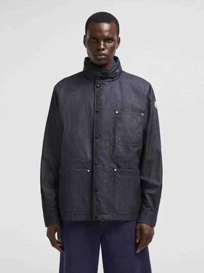 Moncler Veste Utilitaire Chesery En Denim