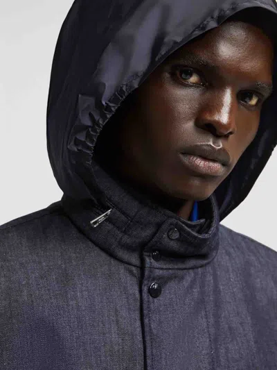 Moncler Veste Utilitaire Chesery En Denim