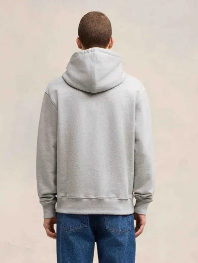 Shop Ami Alexandre Mattiussi Ami Paris Hooded Sweatshirt With Zipper