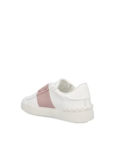 Valentino Rockstud Untitled Sneakers In White