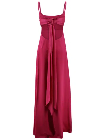 Max Mara Dede Womens Crepe Long Dress