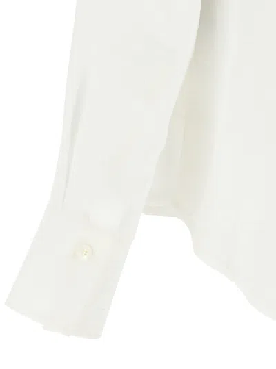 Ferragamo Blouse Logo Print Long Sleeves