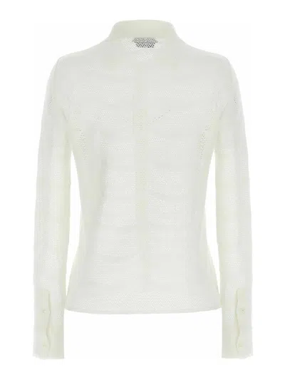 Tom Ford Openwork Silk-cotton Cardigan With Button Closure