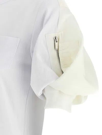 Sacai Cotton T-shirt With Balloon Sleeve