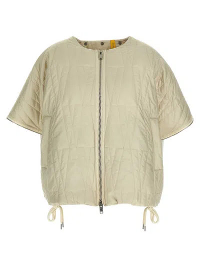 Moncler X Willow Smith  Down Jacket In Neutral