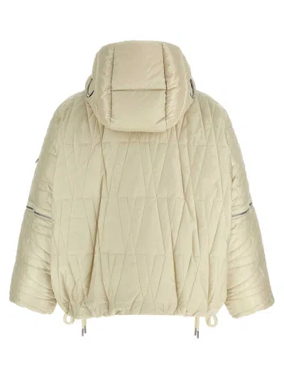 Moncler X Willow Smith  Down Jacket In Neutral