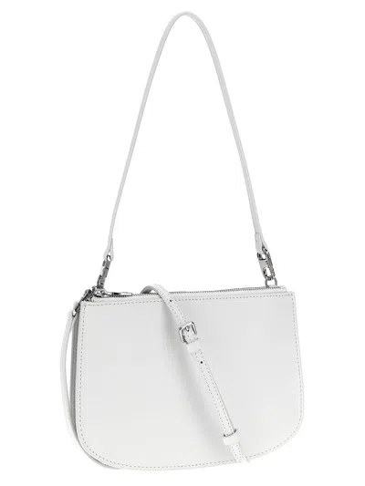 Diesel White 1dr Twin Shoulder Bag In White