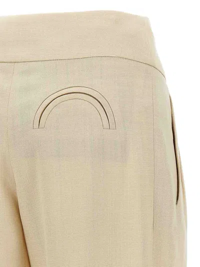 Blazé Milano Sheena Basque Front Pleated Trousers In Pink