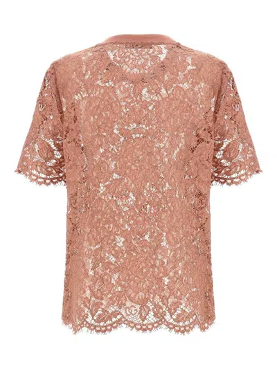 Dolce & Gabbana Cordonetto Lace T Shirt