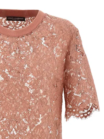 Dolce & Gabbana Cordonetto Lace T Shirt