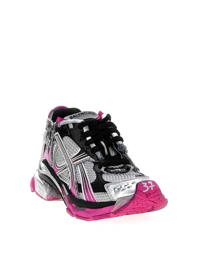 Balenciaga Grey Runner Sneakers In Multi