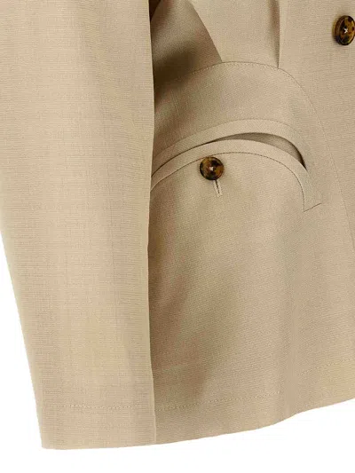 Blazé Milano Blazè Milano Blazers & Vests In Ivory