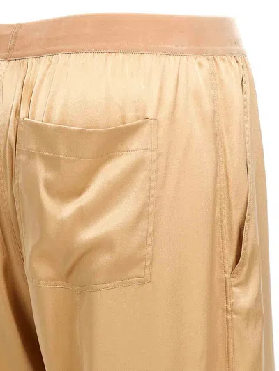 Tom Ford Straight-leg Pajama Style Silk Pants In Neutral