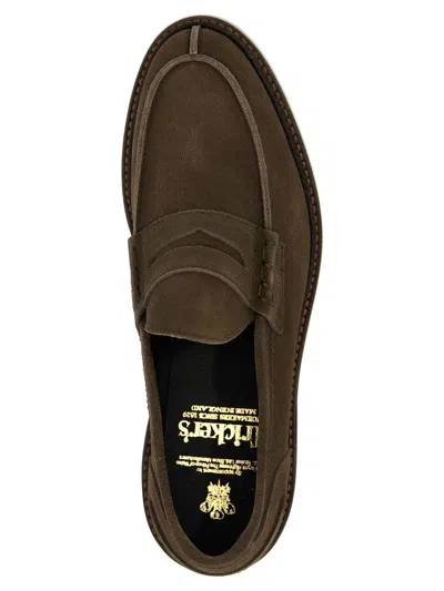 Tricker's Loafers With Round Toe And Penny Strap In Brown