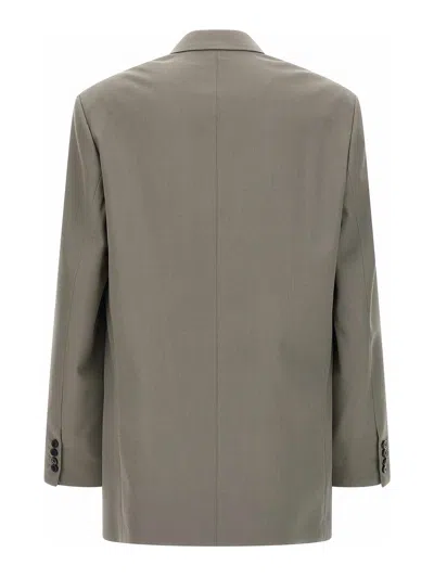Dries Van Noten 'bishop' Blazer Featuring Notch Lapel In Gray