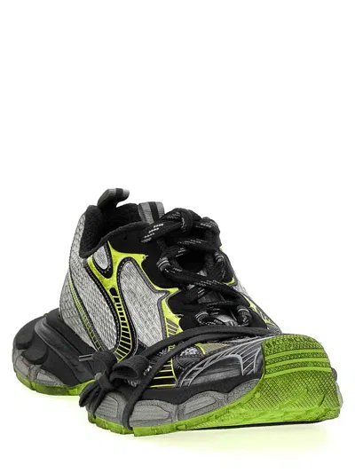 Balenciaga 3xl White/grey/green Coloured Mesh And Polyurethane Sneaker In Multi