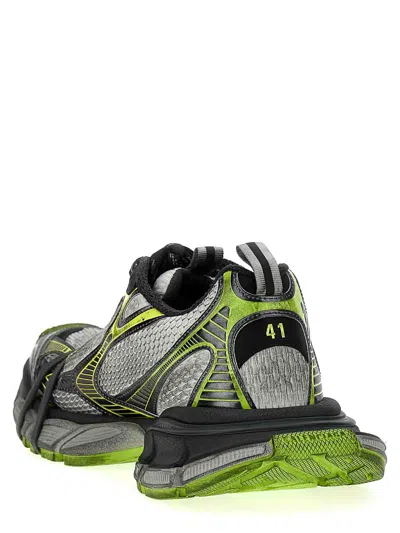 Balenciaga 3xl White/grey/green Coloured Mesh And Polyurethane Sneaker In Multi